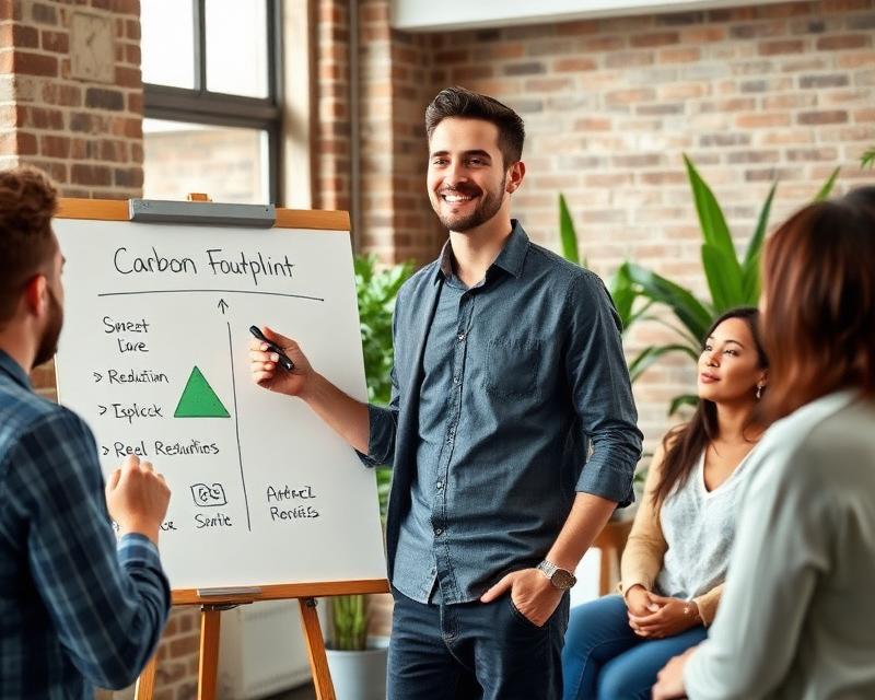 Ondernemer presenteert carbon footprint strategie